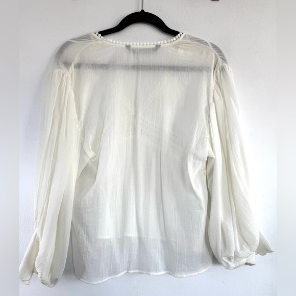 Zara Peasant Blouse NWOT - Picture 2 of 5